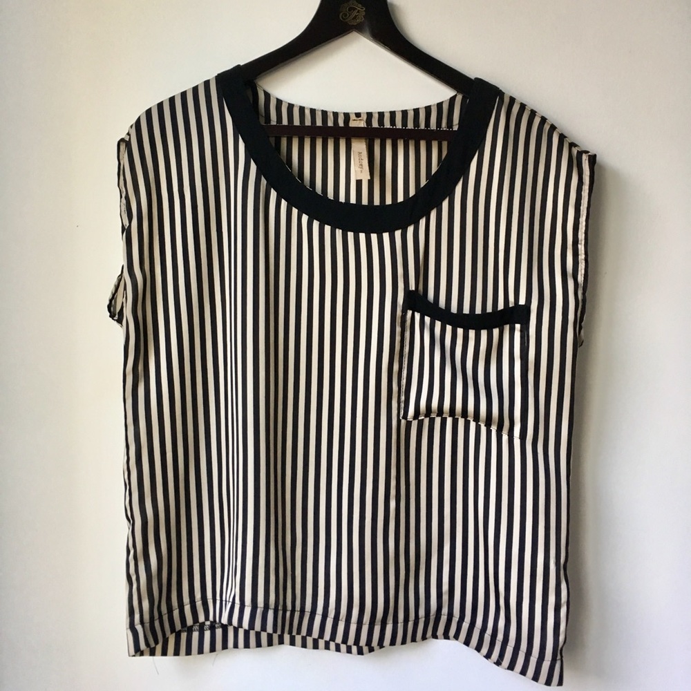 Audrey 3+1 striped blouse from Mendocino